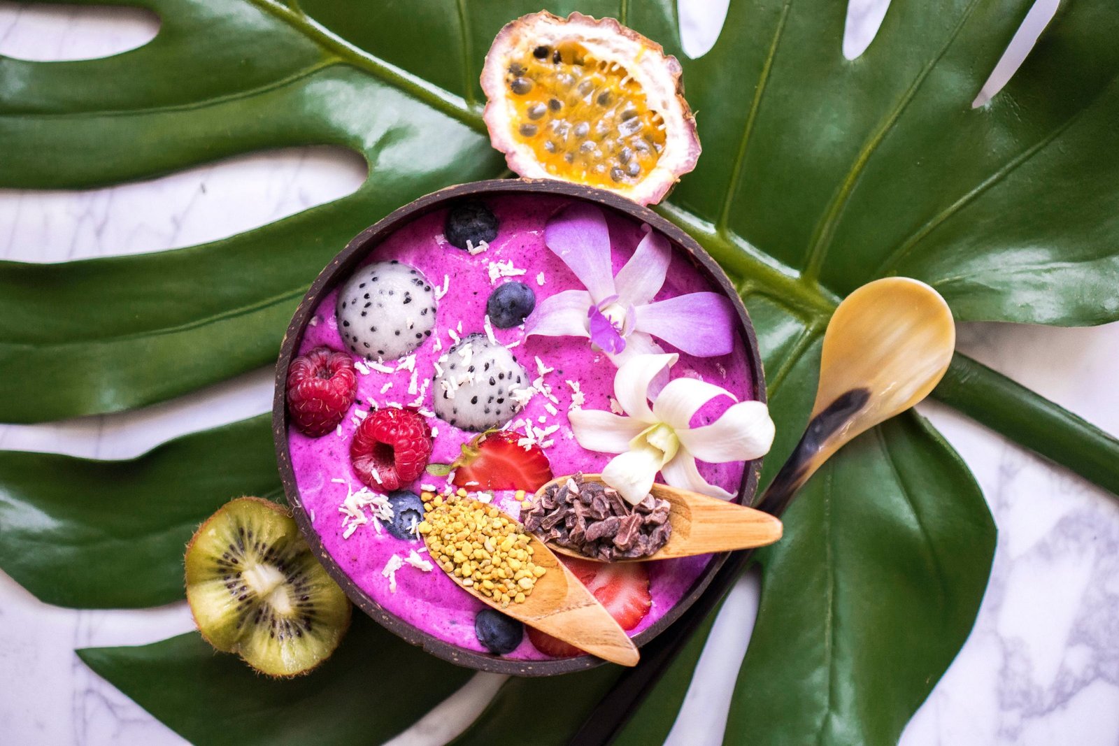 Acai Bowl Pitaya Citrus Salad Food Photography